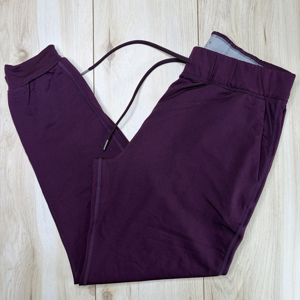 Wool X Lola Jogger Merino Wool Blend Sweatpants Women's Size Medium Maroon